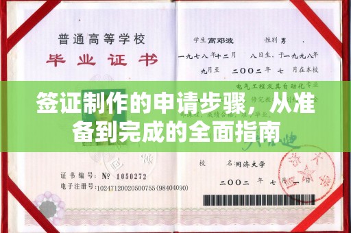 东丰签证制作的申请步骤，从准备到完成的全面指南